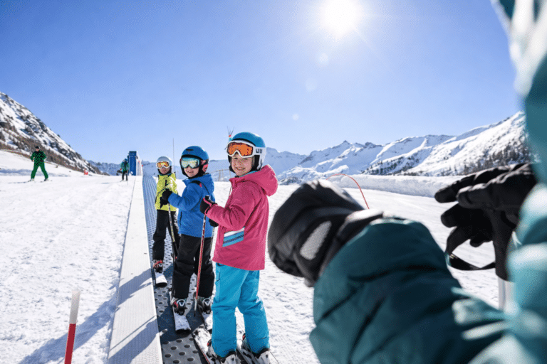 Skifahren mit Kinder in Südtirol